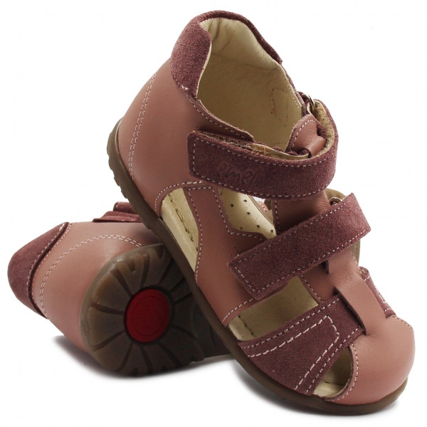 Roczki Pierwsze Sandały Dla Dziewczynki Emel ES 2437-34