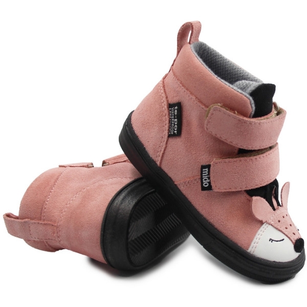 Różowe buty dla dziewczynki z membraną jesień zima Mido 22-32 32-32 róż