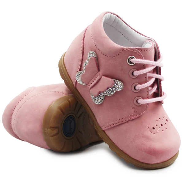 Buty Wiosenne Dla Dziewczynki Profilaktyczne Motylek Ameko a4-molly-różowy