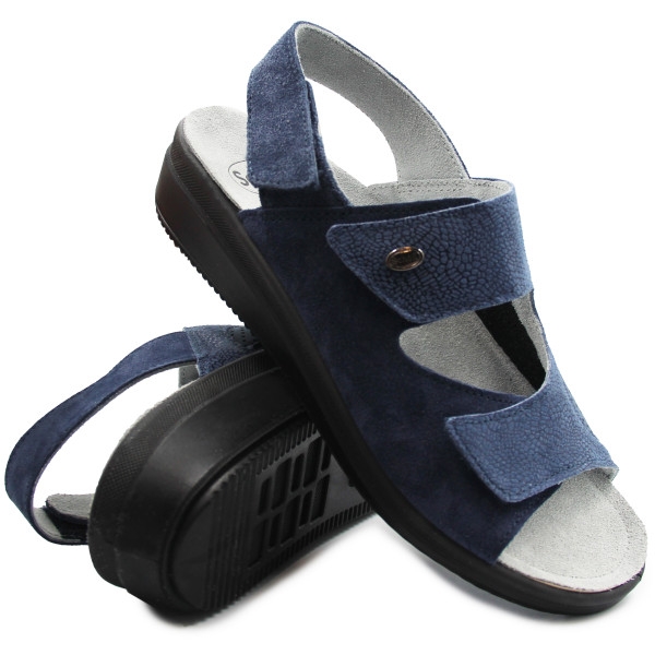 Sandały damskie dla seniora na lato skórzane Scholl antonia sandal med MF312581040