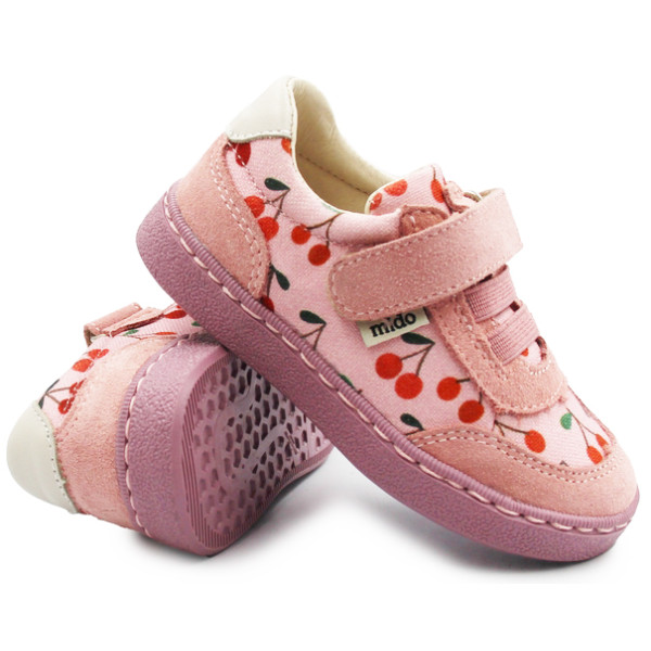 Buty Na Jesień Dla dziewczynki Wisienki Mido 20-61 Cherry Pink