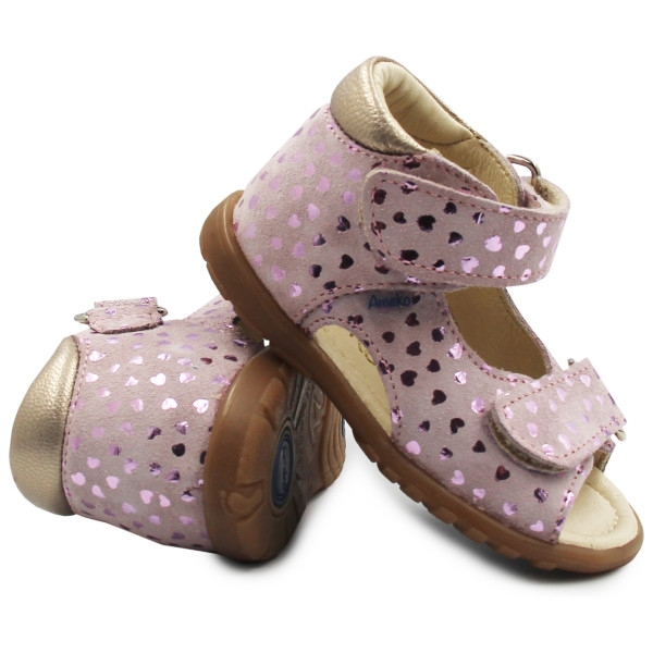 Sandały Dla Dziewczynki Ameko a7 Róż-Fleck
