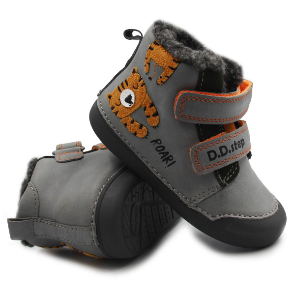 Buty Zimowe Dla Chłopca Ocieplane Na Rzep DD STEP W066-42218BT