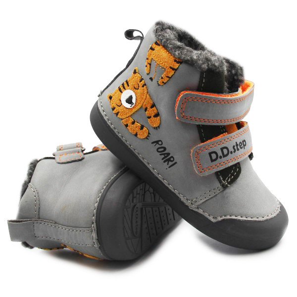 Buty Zimowe Dla Chłopca Ocieplane Na Rzep DD STEP W066-42218BT